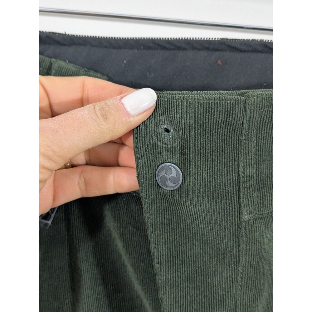 Burton Ronin Green Snowboarding Dry Ride Ski Pants Corduroy Men’s Size Large - Picture 5 of 16